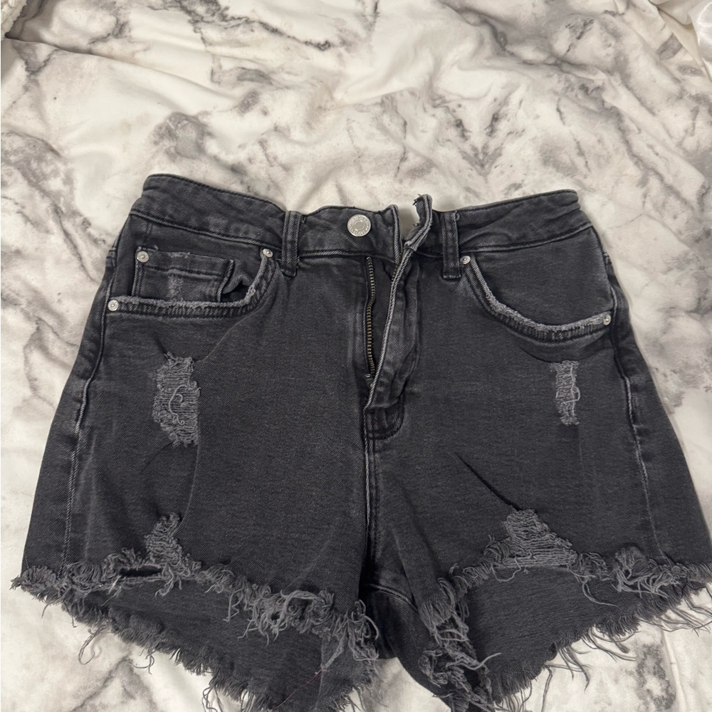 Mavi Women's Black Jean Shorts